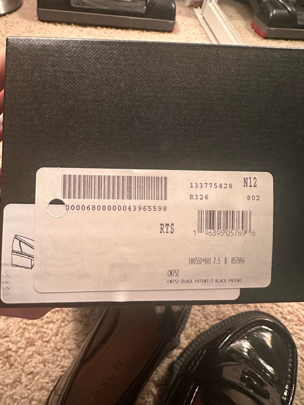 Coach Black Patent Leather Leah Loafer - Picture 6 of 9